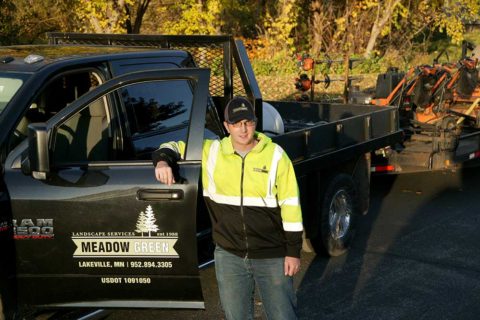 Meadow Green Landscape crew member